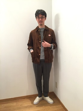 大宮ルミネ店 スタッフさん（メンズ・177cm）の秋コーディネート
