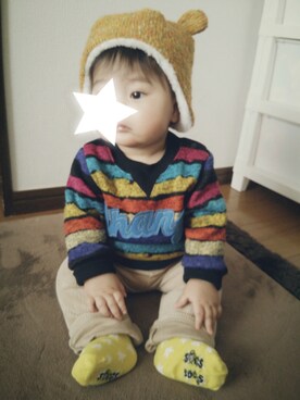 T1さん（キッズ・70cm）の冬コーディネート