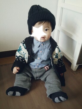 T1さん(キッズ・70cm)の冬コーディネート