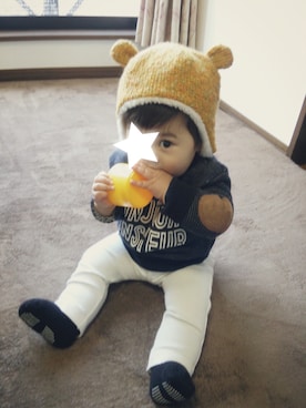 T1さん（キッズ・70cm）の冬コーディネート