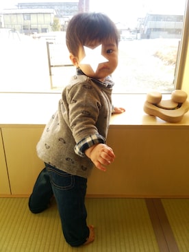 T1さん（キッズ・70cm）の冬コーディネート