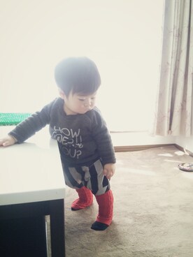 T1さん（キッズ・70cm）の冬コーディネート