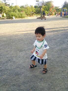 T1さん（キッズ・70cm）の夏コーディネート