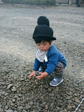 T1さん(キッズ・70cm)の秋コーディネート