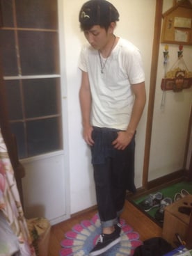 「アイテム（ハンチング/ベレー帽）」を使った、yuma3267859さん（メンズ・177cm・10代）の夏コーディネート