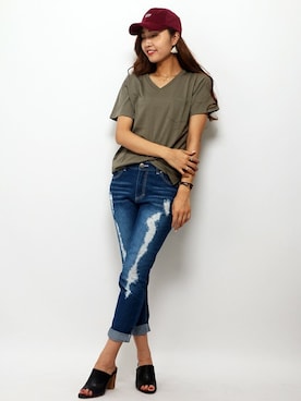 airiさん（レディース・165cm）の夏コーディネート