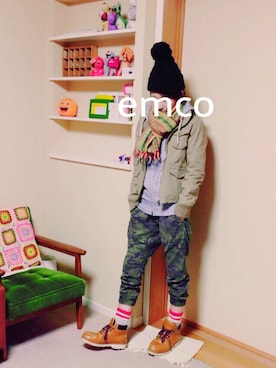 emco＋mさんのコーディネート