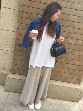 Kanako Wakiyaさん(レディース・165cm)の春コーディネート