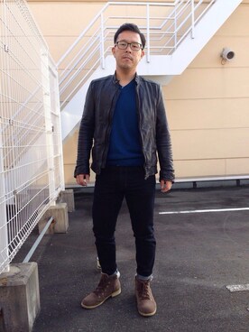 佳祐さん（メンズ・165cm）の冬コーディネート