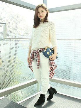 Demi-Luxe BEAMSさん（レディース・162cm）の冬コーディネート