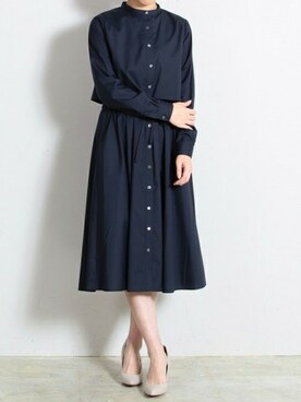 「THE IRON（アイロン）のアイテム」を使った、Demi-Luxe BEAMSさん（レディース・163cm）の春コーディネート