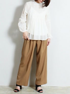 「THE IRON（アイロン）のアイテム」を使った、Demi-Luxe BEAMSさん（レディース・163cm）の春コーディネート