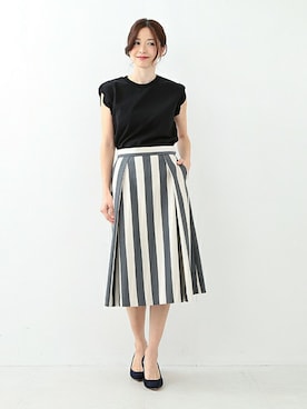 「Kaon（カオン）のアイテム」を使った、Demi-Luxe BEAMSさん（レディース・160cm）の春コーディネート