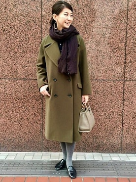 「faliero sarti」｜Demi-Luxe BEAMSさん（レディース・160cm）の秋コーディネート