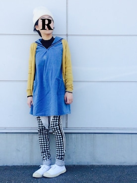 「KAPITAL」｜「アイテム（ワンピース/ドレス）」を使った、rotta*さん（レディース・143cm）の春コーディネート