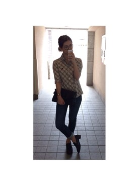 yさん（レディース・158cm）の夏コーディネート