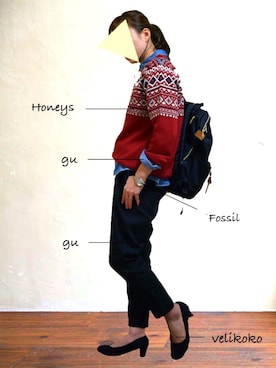 mさん（レディース・160cm）の秋コーディネート