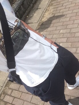 「URBAN RESEARCH（アーバンリサーチ）のUR TRAVEL STYLE PANTS（その他パンツ、ブルー系）」を使った、niko.328さん（メンズ・167cm）の夏コーディネート