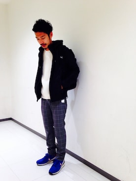 「le coq sportif」｜「アイテム（ジャケット/アウター）」を使った、maaaasiiiiさん（メンズ・172cm）の秋コーディネート