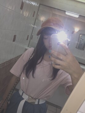 「Barbie（バービー）のアイテム（バッグ）」を使った、もんさん（レディース・165cm）の秋コーディネート