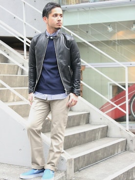 OHMIYAさん（メンズ・166cm）の秋コーディネート