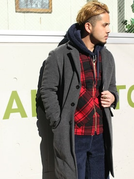 OHMIYAさん(メンズ・166cm)の冬コーディネート