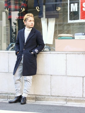 「FREAK'S STORE（フリークスストア）のアイテム（その他）」を使った、OHMIYAさん（メンズ・166cm）の冬コーディネート