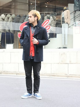 「FREAK'S STORE（フリークスストア）のアイテム（その他）」を使った、OHMIYAさん（メンズ・166cm）の冬コーディネート