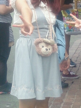 「TDL」｜「アイテム（ワンピース/ドレス）」を使った、ねねたんさん（レディース・158cm）の夏コーディネート
