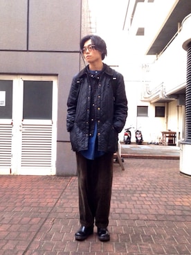 「CYDERHOUSE（サイダーハウス）のアイテム（アクセサリー）」を使った、わみさん（メンズ・180cm）の冬コーディネート