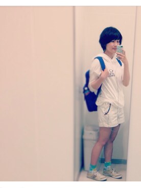 「ブルー x ホワイト」｜J.aykさん（レディース・166cm）の春コーディネート