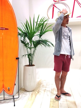 「UGG（アグ）のアイテム」を使った、BF　HONMAさん（メンズ・172cm）の春コーディネート