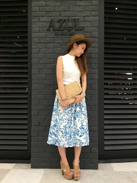 「アイテム（ブレスレット）」を使った、airiさん（レディース・165cm・20代）の夏コーディネート