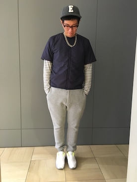 「MR.GENTLEMAN（ミスタージェントルマン）のアイテム（アクセサリー）」を使った、KOROSUKEさん（メンズ・175cm）の秋コーディネート
