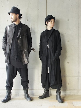 「THOM KROM（トムクロム）のアイテム（タンクトップ）」を使った、MoRAさん（レディース・162cm）の秋コーディネート