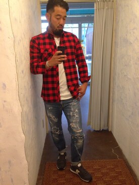 「FREESEAM（フリーシーム）のアイテム」を使った、yuichiroさん（メンズ・170cm）の秋コーディネート