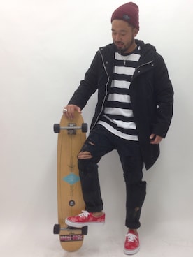 「Afends(アフェンズ)のアイテム(ジャケット/アウター)」を使った、yuichiroさん(メンズ・170cm)の秋コーディネート