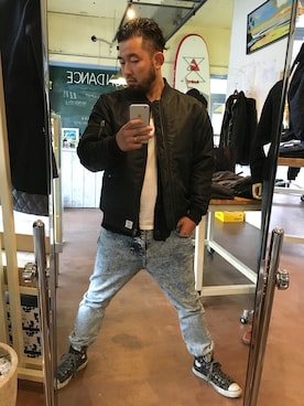 「FREESEAM（フリーシーム）のアイテム」を使った、yuichiroさん（メンズ・170cm）の秋コーディネート