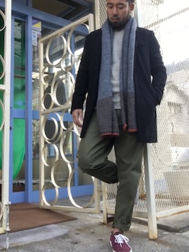 「LiSS（リス）のアイテム（ジャケット/アウター）」を使った、yuichiroさん（メンズ・170cm）の冬コーディネート