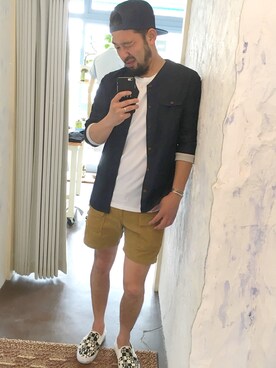 「FREESEAM（フリーシーム）のアイテム」を使った、yuichiroさん（メンズ・170cm）の春コーディネート