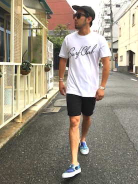 「oaklandsurfclub」｜yuichiroさん（メンズ・170cm）の夏コーディネート