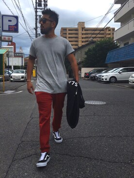 「VISSLA（ヴィスラ）のアイテム」を使った、yuichiroさん（メンズ・170cm）の秋コーディネート