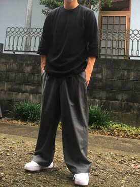 「さむい！」｜go-さん（メンズ・175cm）の秋コーディネート