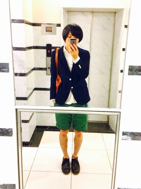 「LOLO（ロロ）のアイテム」を使った、nishiさん（メンズ・170cm）の春コーディネート