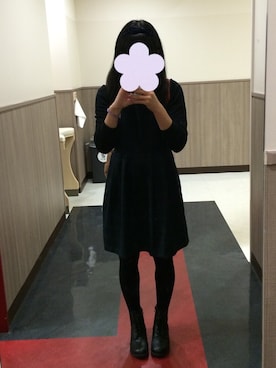 「ブラックウォッチ」｜「アイテム（ワンピース/ドレス）」を使った、amさん（レディース・161cm）の秋コーディネート