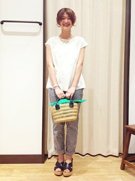 藤井さん（レディース・160cm）の春コーディネート