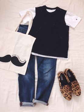 「STEVE MADDEN（スティーブマデン）のアイテム（その他シューズ）」を使った、きのこ のこさん（レディース・166cm）の夏コーディネート