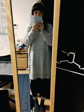 mo--ka*さん(レディース・159cm)の冬コーディネート