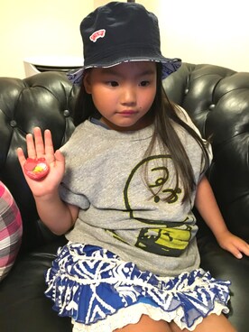 YUNAchocoさん（キッズ・120cm）の夏コーディネート