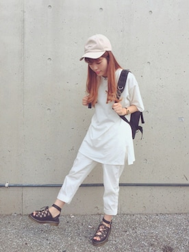 nyaahoさん（レディース・153cm）の夏コーディネート